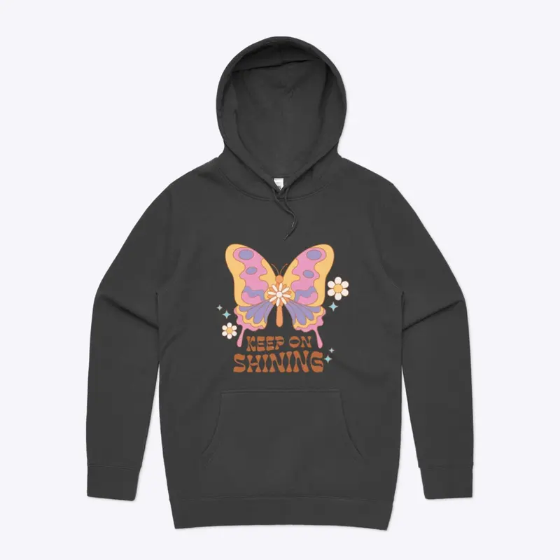 Keep Shining Butterfly Hippie Boho 