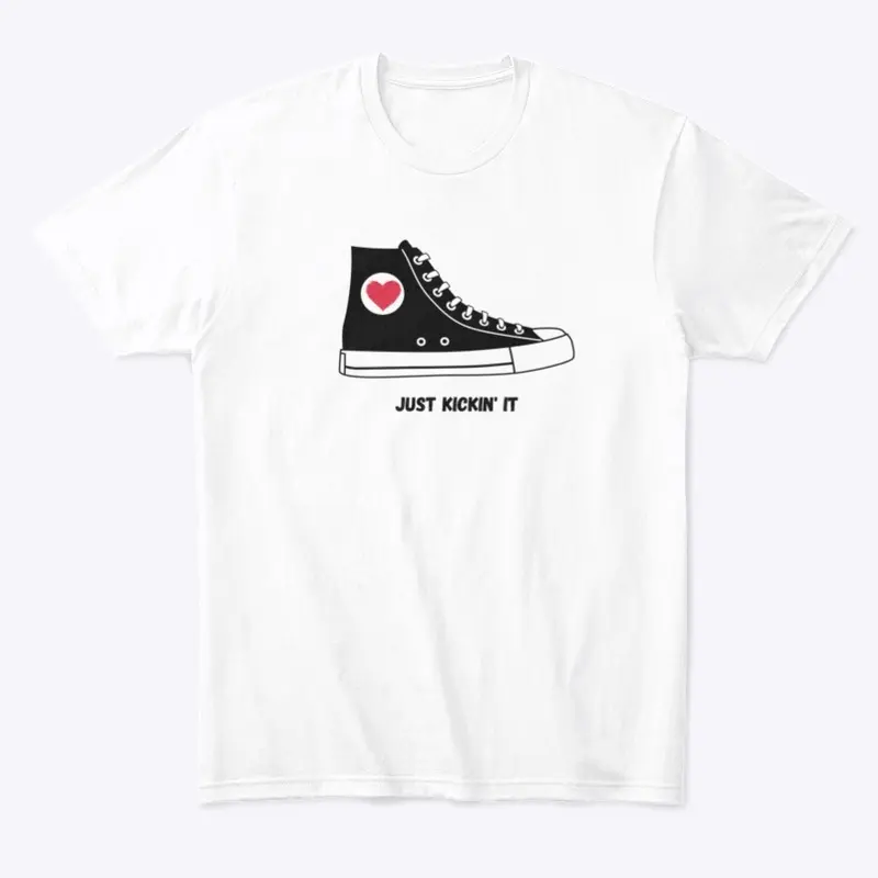 Just Kicking In Sneaker Graphic Tee